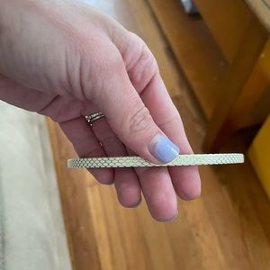 White & Gold Headband